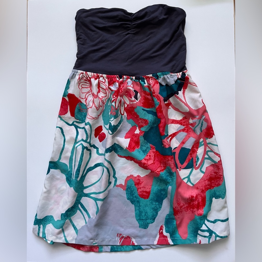 ROXY Strapless Summer Dress - Medium